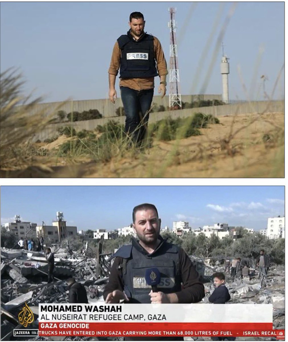 RakMakkabi's tweet photo. Links: mit Presseweste von Al Jazeera.
Rechts: Ausbilder und Hamas-Terrorist.
Seien wir ehrlich – viele der sogenannten „Presseleute“ in Gaza sind nichts anderes als Terroristen in Pressewesten.
@AuswaertigesAmt
@JoWadephul
@_FriedrichMerz
#B1308
#B1408 https://t.co/VUoBBL8vvg