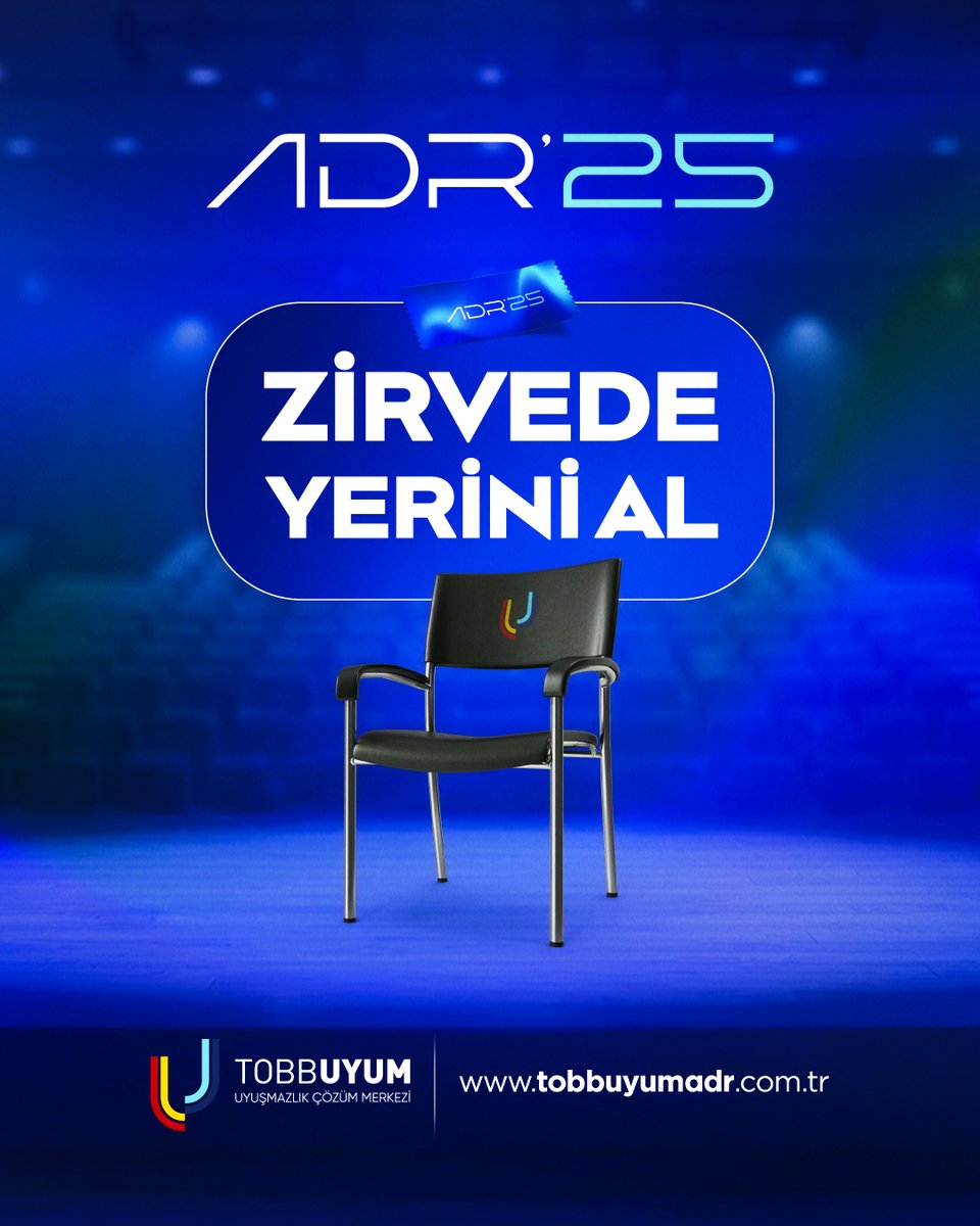 Zirvede yerini almak için geri sayım başladı! 🎯

ADR’25’te iş dünyasının liderleri, hukuk profesyonelleri ve alanında uzman konuşmacılarla aynı salonda buluşma fırsatını kaçırma.

📅 6 Eylül 2025
📍 TOBB ETÜ Sosyal Tesisler - Ankara

Şimdi harekete geç, koltuğunu ayırt ve bu