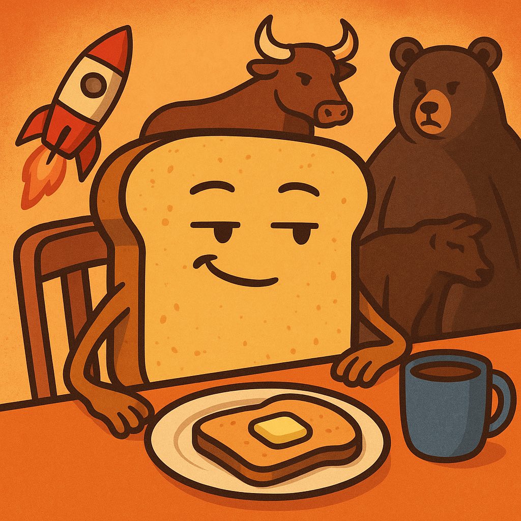 burntloaf_sol's tweet image. Some chase rockets. 🚀
Some ride bulls. 🐂
Some fear bears. 🐻

We just get toasted. 🍞🔥

$TOAST #toastcoin #Solana #memecoin #CryptoTwitter #WAGMI
