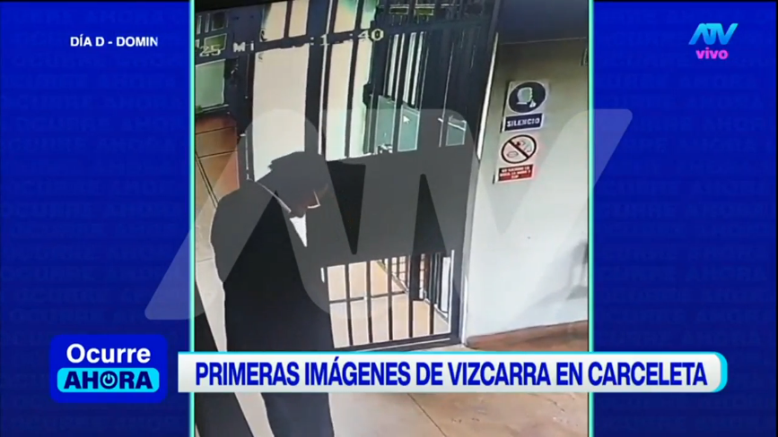 Primeras imágenes del genocida Martín Vizcarra, derrotado en la carceleta del Poder Judicial.