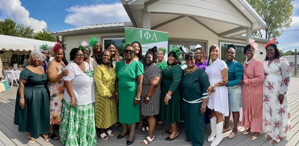 SimonDarryan's tweet photo. We had an amazing time today in Iota Land as we Celebrated Beta Pi Chapter of Iota Phi Lambda Sorority, Inc. 77th Anniversary while also celebrating and honoring our beautiful legendary Soror, Soror Brenda Sanders at the Mildred T. Willams Memorial Anniversary Tea!! https://t.co/ZaTMVZPCEK