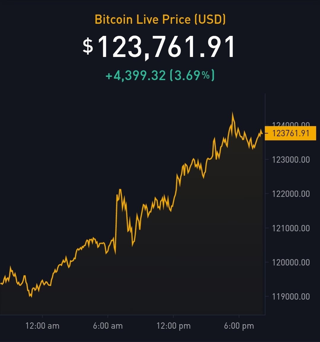 JUST IN: Bitcoin closes the day at a new all-time high!