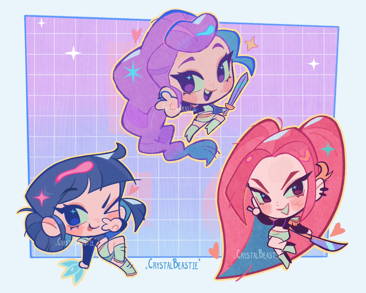 Huntr/x chibis ✨
#KPOPDEMONHUNTERS