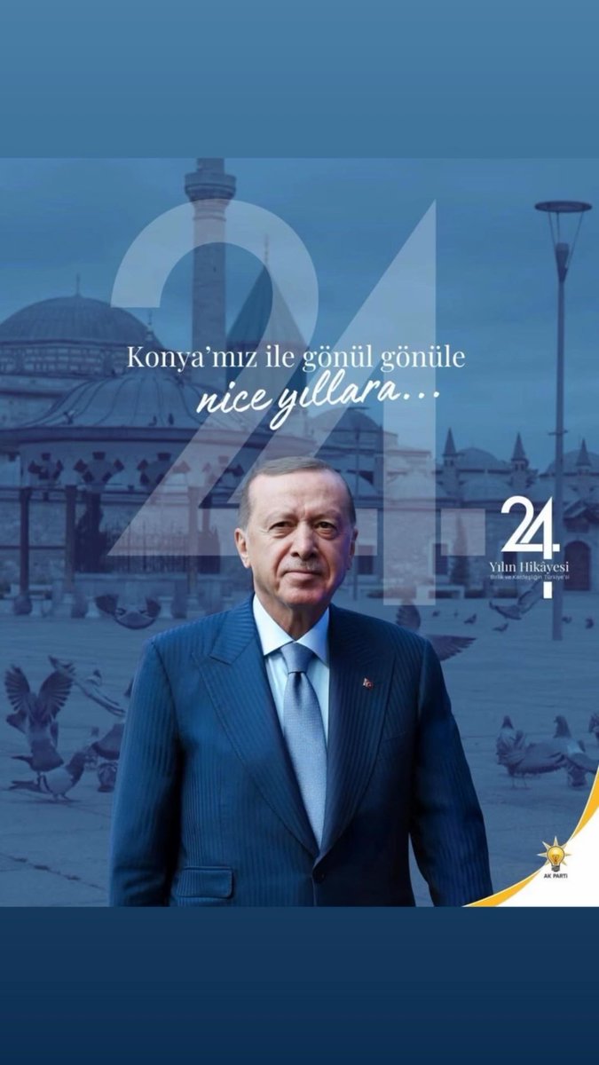 Konya’mızla hep birlikte, gönül gönüle nice yıllara… 

#24YılınHikayesi