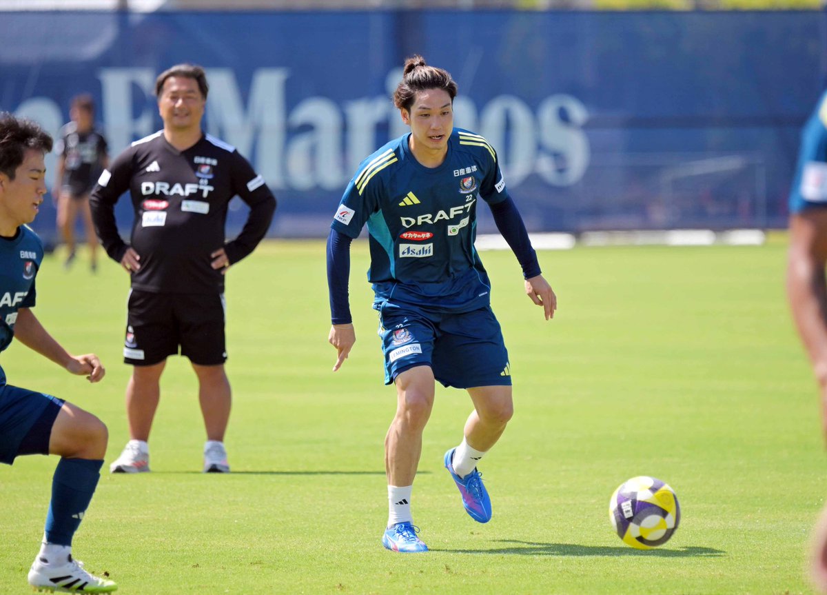 kanasports2020's tweet photo. ———————————————
📌 𝙏𝙍𝘼𝙄𝙉𝙄𝙉𝙂 𝙋𝙃𝙊𝙏𝙊𝙎 ——————————————— 

本日8/14に行われたトレーニングの様子を少しお届け📸🔥

#fmarinos https://t.co/4gpij6r8AO