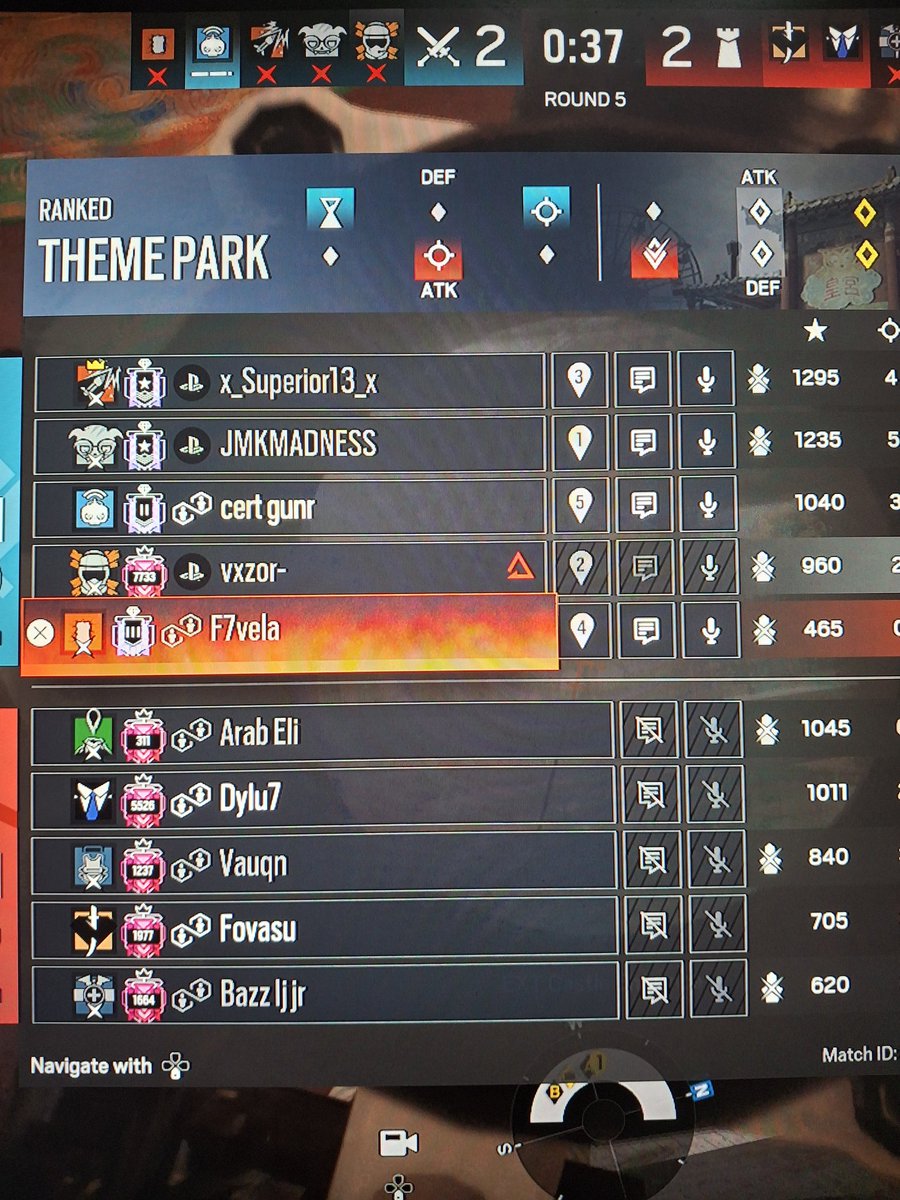vxzor_'s tweet photo. This team me and my mate versed not only were all using strike packs or modded controllers for anti recoil they were also elo trapping through F7vela via amuru hatch plants and coms on us. #cheaterexposed #R6Community #ranked https://t.co/HiUSbxHWsW