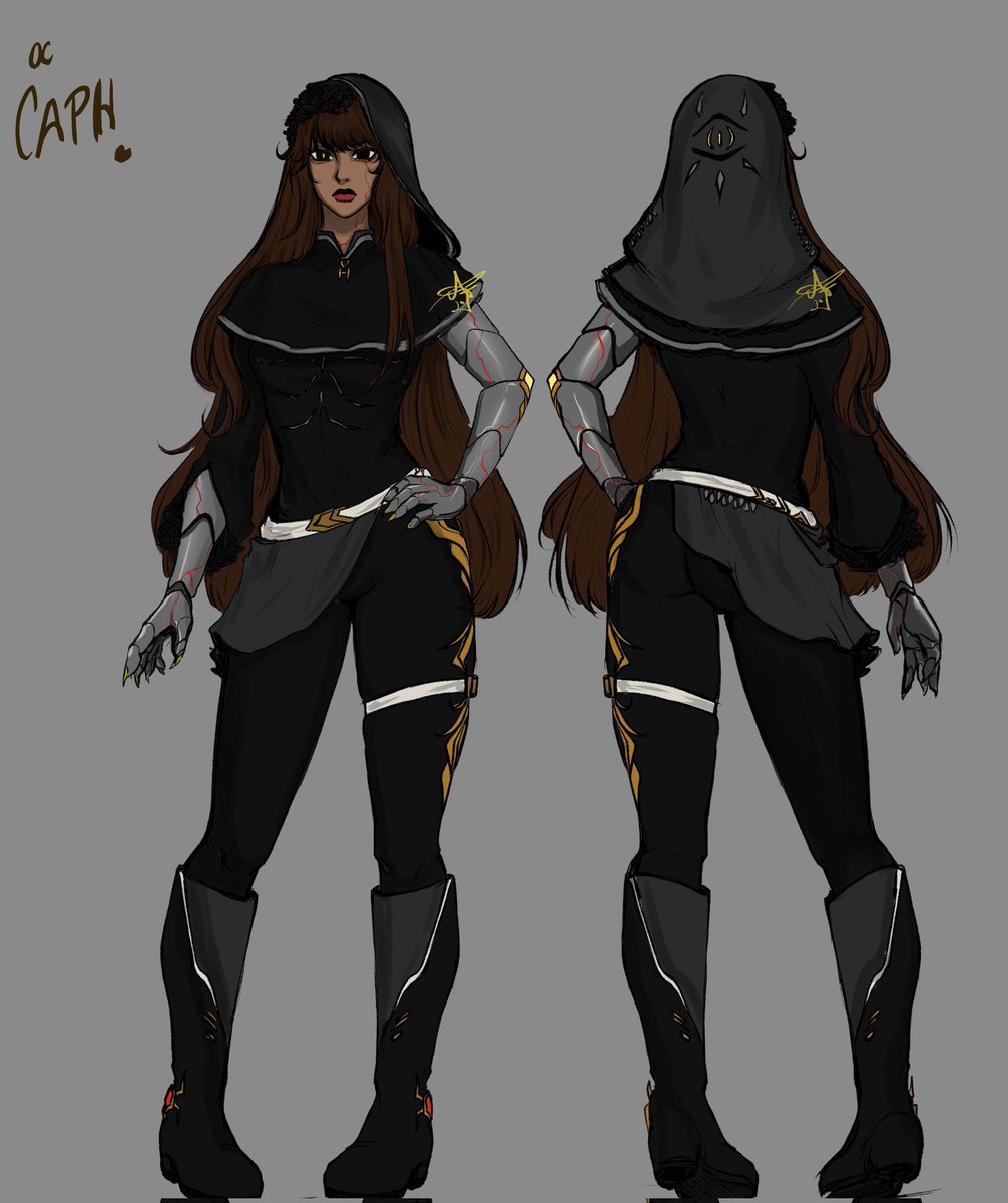 Caph's design is now finished muahaha
I'll drop some more about the lore I created soon! 💖
#oc #digitalarts