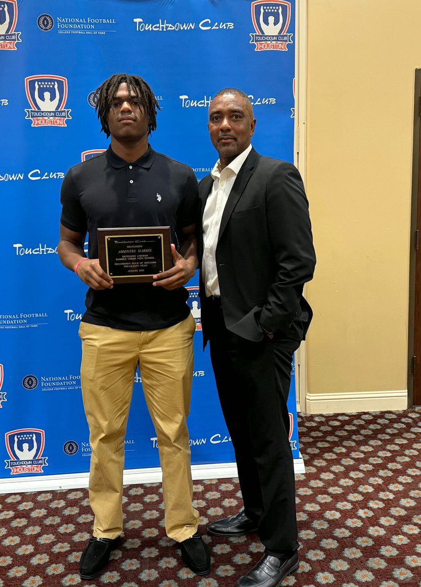 Coach Harrison, M.Ed. (@coachkrharrison) on Twitter photo Congratulations <a href="/AmontreHarris/">Amontre Harris</a> for being selected to the Houston Touchdown Club of Houston preseason team. #allin Congratulations <a href="/AmontreHarris/">Amontre Harris</a> for being selected to the Houston Touchdown Club of Houston preseason team. #allin