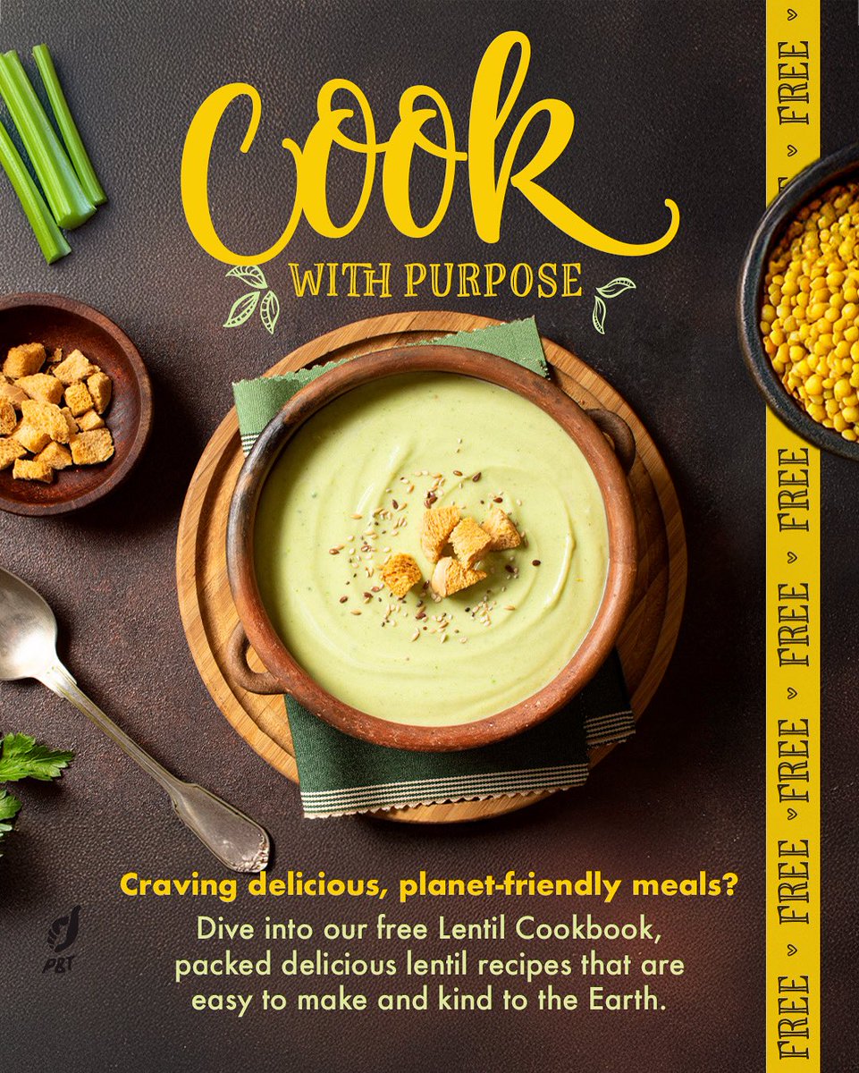 Craving delicious, planet-friendly meals? Our FREE Lentil Cookbook is packed with easy, flavourful recipes that are kind to you, the animals, and the Earth. 🥣💛 

Download it here: link.plantbasedtreaty.org/lentil-cookbook