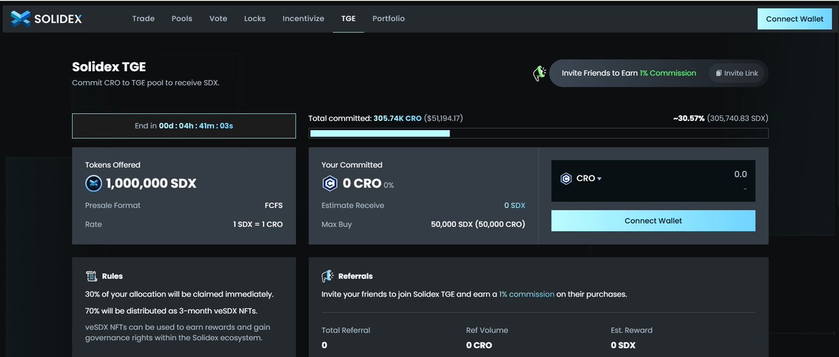 kingcrogm's tweet photo. I’m already enjoying the buzz of this vibrant #Solidex community.
Only 4 hours 40 mins remain before the @SoliDexCro TGE closes, with 300k+ $CRO already committed. 
This is your chance to join the first ve(3,3) model on @cronosapp 🐸✨ 
🔗 https://t.co/ntGQAZ9AMO
#crofam $SDX https://t.co/6FbbrBre52