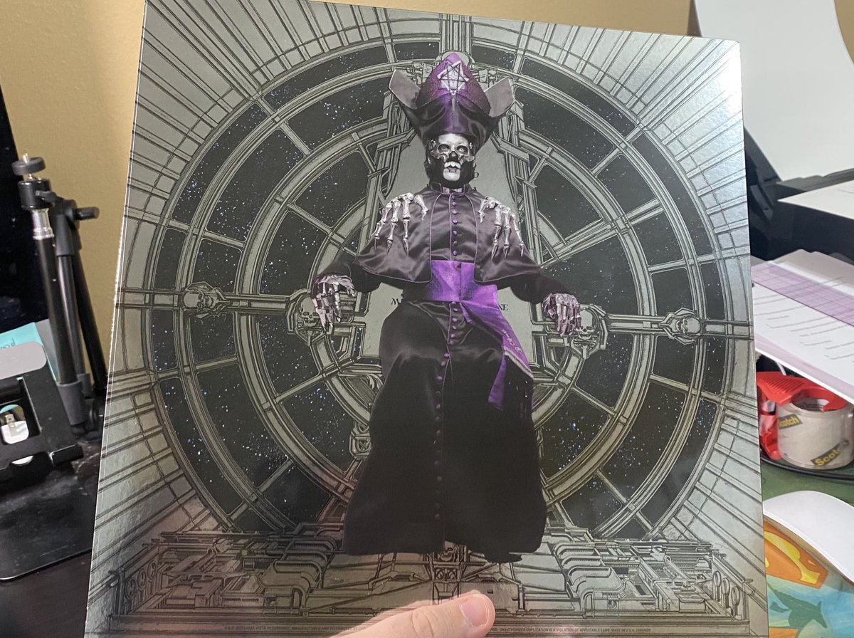 Wife came home from the store with a little extra special something. 

Emperor Papa-tine on the back is a sending me.