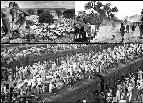 विभाजन विभीषिका स्मृति दिवस
भारत का विभाजन अभूूतपूर्व मानव विस्थापन और मजबूरी मेंं पलाायन की दर्दनाक कहानी है। धार्मिक आधार पर एक हिंसक विभाजन के दुखद अध्याय के साथ यह इस बात की भी कहानी है कि कैसे एक जीवन शैली और वर्षों पुुराने सह-अस्तित्व का युग अचानक और नाटकीय रूप से समाप्त हो