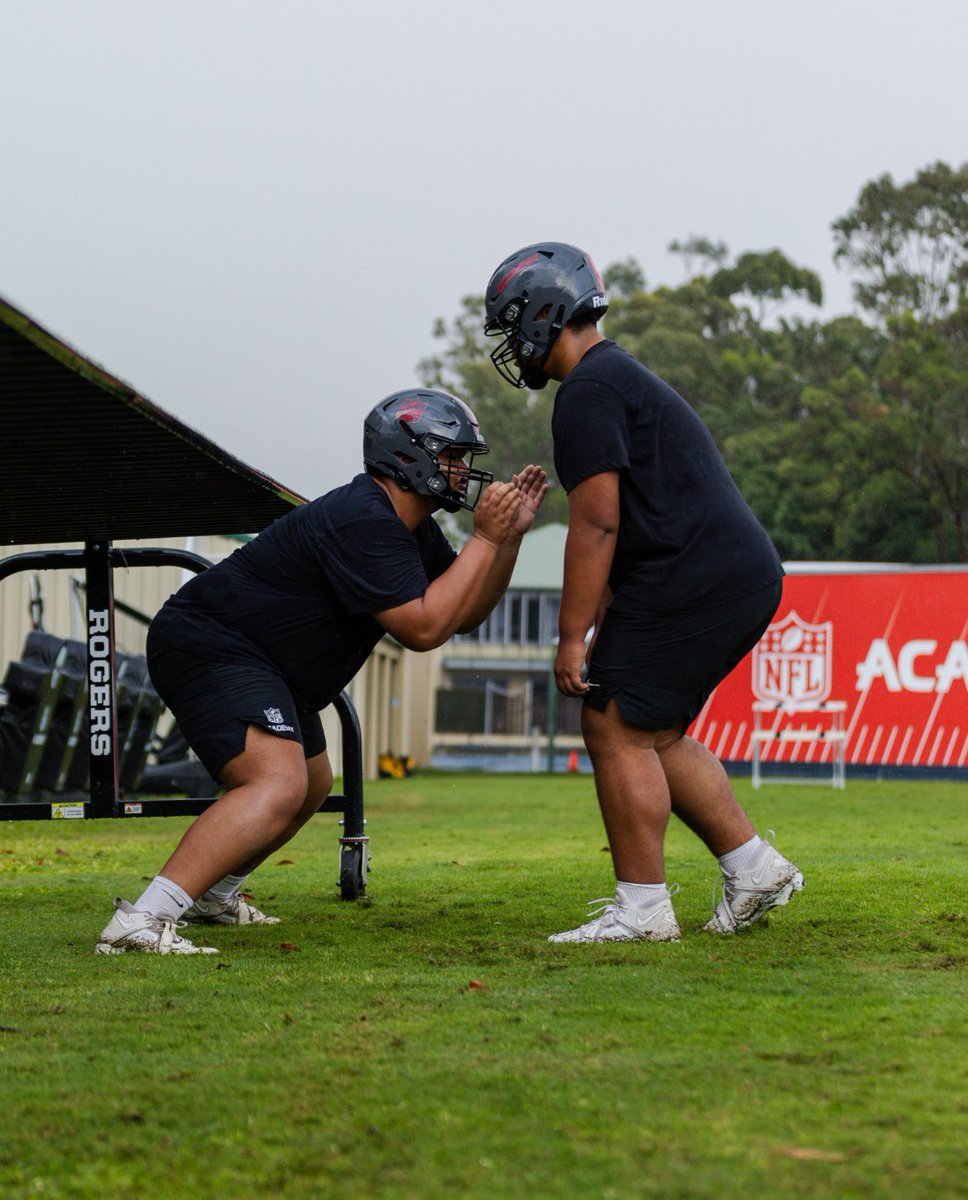 Rain or Shine, we still on the grind‼️‼️

6’4
355lbs
33 - Arm
80 - Wing
CO - 26/27
NFL ACADEMY ASIA PACIFIC

<a href="/NFLAcademy/">NFL Academy</a> <a href="/rikinflacademy/">Teauariki Siaoloa</a> <a href="/ZariusMatavao/">Zarius Matavao</a> <a href="/Zion_SAMCO4209/">Zion Marsden</a> 

#nflacademy #nfl #oline #dline #grind #stayonthegrind #rain #routine #ironsharpensiron