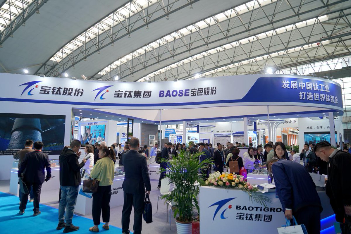 ShaanxiPlus's tweet image. [BaoTi: Global Innovation, Chinese Power]
Connecting global partners through trade shows to spark titanium breakthroughs.  
Sharing R&amp;amp;D intelligence transforms industry. Pioneers new productivity.  
Drives sustainable growth.  
#ChinaTech #CharmingShaanxi #BaoTiGroup