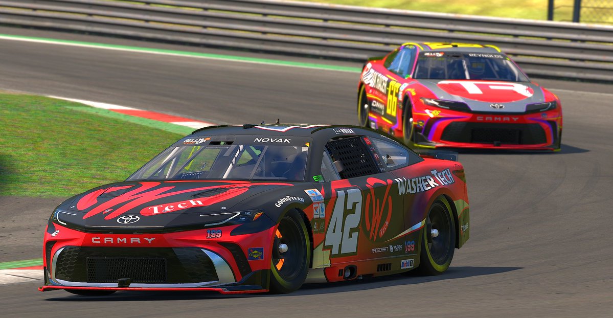 Blake Reynolds (@blakereynolds66) on Twitter photo P1 in Austria for <a href="/EliteRacing_/">Elite Racing League</a> Cup Series at the Red Bull Ring! <a href="/znovak15/">Zack Novak</a> and I had an awesome battle at the start. I managed to maximize my pace to get the dub. Onto Pocono.
<a href="/CH199simracing/">Channel199 Sim Racing</a> x <a href="/trak_racer/">Trak Racer</a>
📸: <a href="/HavinGibbs95/">Gavin Hibbs</a> P1 in Austria for <a href="/EliteRacing_/">Elite Racing League</a> Cup Series at the Red Bull Ring! <a href="/znovak15/">Zack Novak</a> and I had an awesome battle at the start. I managed to maximize my pace to get the dub. Onto Pocono.
<a href="/CH199simracing/">Channel199 Sim Racing</a> x <a href="/trak_racer/">Trak Racer</a>
📸: <a href="/HavinGibbs95/">Gavin Hibbs</a>