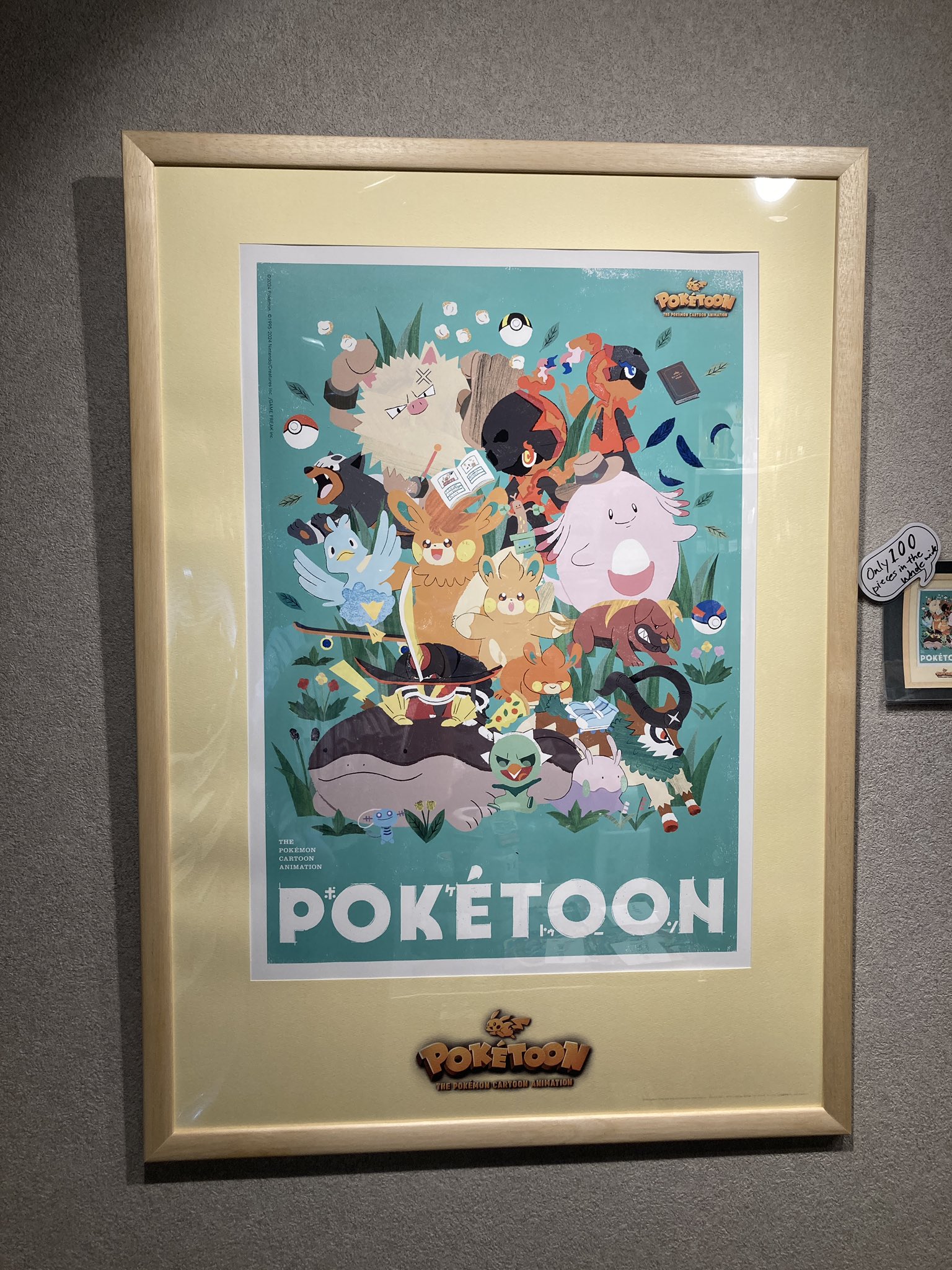 ポケモン POKÉTOON B2 オリジナルポスター 非売品 ポケモン POKÉTOON オリジナルポスター B2サイズ ポケトゥーン