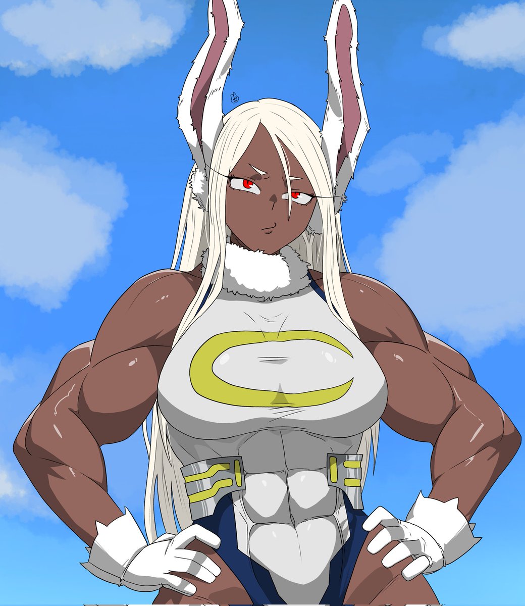 Drew her with the classic costume, had a pretty rough past days 😭, nothing to do but keep going forward, also, i'm going to watch weapons in a few days, since i heard many people liked it 😃, have a nice rest of the week everyone!🐰
#Mirko #ミルコ