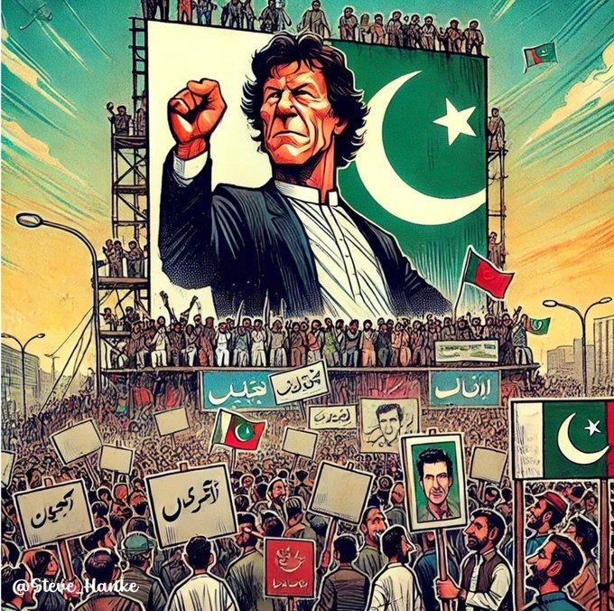 steve_hanke's tweet photo. FREE IMRAN KHAN. https://t.co/q3iI9rJ3EA