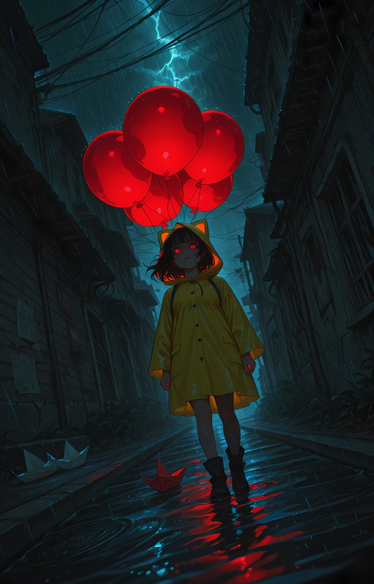 nerdboxai's tweet photo. Day 13: Halloween
" Wanna Float? "
#AIアート #stablediffusion #aiartist #digitalart #IT #AIAugust https://t.co/UMrnpoc4Rh