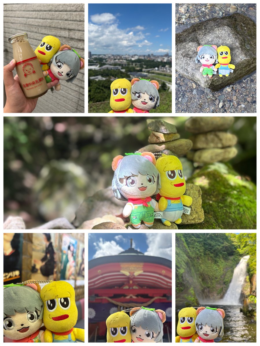二匹と福島&amp;宮城旅行に行ってきました！

かわいい写真がたくさん撮れて満足📷✨
今回は家族と行きましたがそのうち一人旅もしてみたい💭