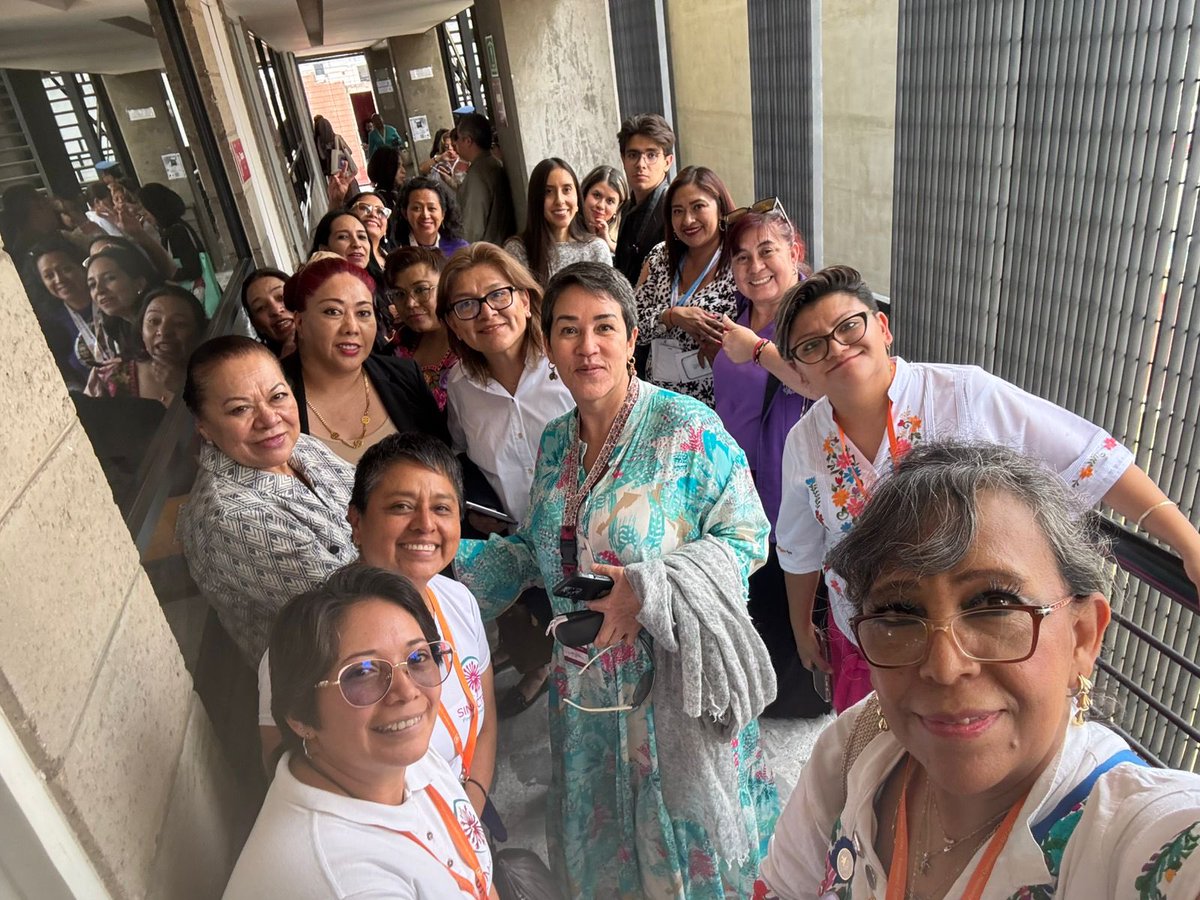 oissmex's tweet photo. En la XVI conferencia @cepal_onu integrantes del @oissmex participamos en la conferencia “El cuidado también es trabajo” del #PabellónDeLosCuidados.
Impulsamos políticas laborales que reconozcan y dignifiquen el trabajo de cuidados. @Ines_GONI @TrabajoCDMX #AnaNolasco. https://t.co/hseqnHr8I7