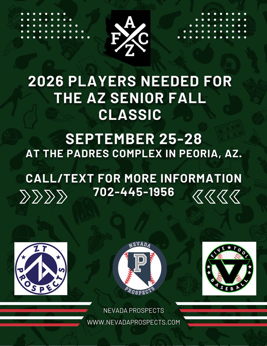 NVProspects's tweet image. We have a few roster spots available call/text for more information 702-445-1956