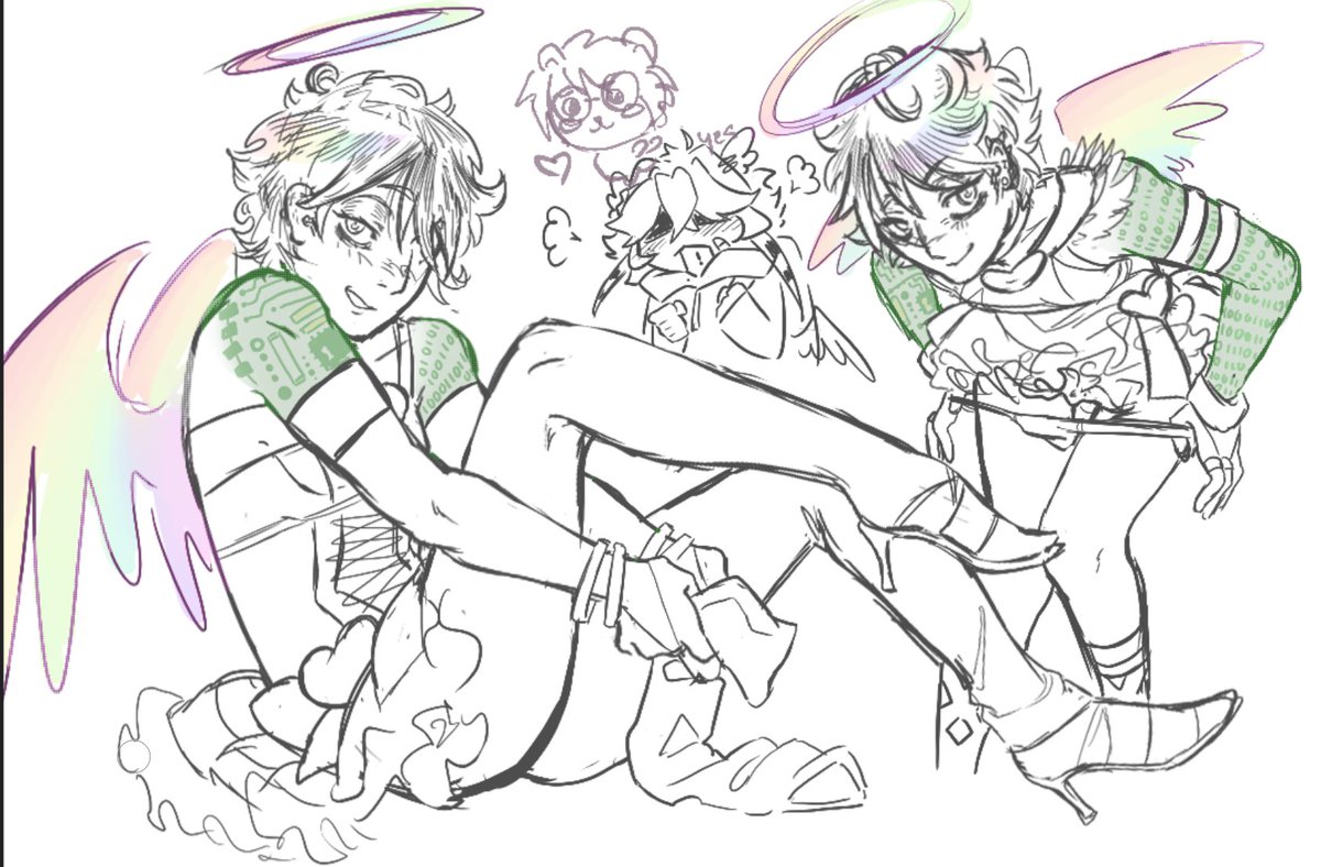 cruz_f_x00's tweet image. ⚠️!!slightly suggestive?idk its paswg idk if its that serious sniff..!!

panty/ stocking Mac yaayyy from oomf magma was so much fun allalala #macdateeverything #dateeverythinggame