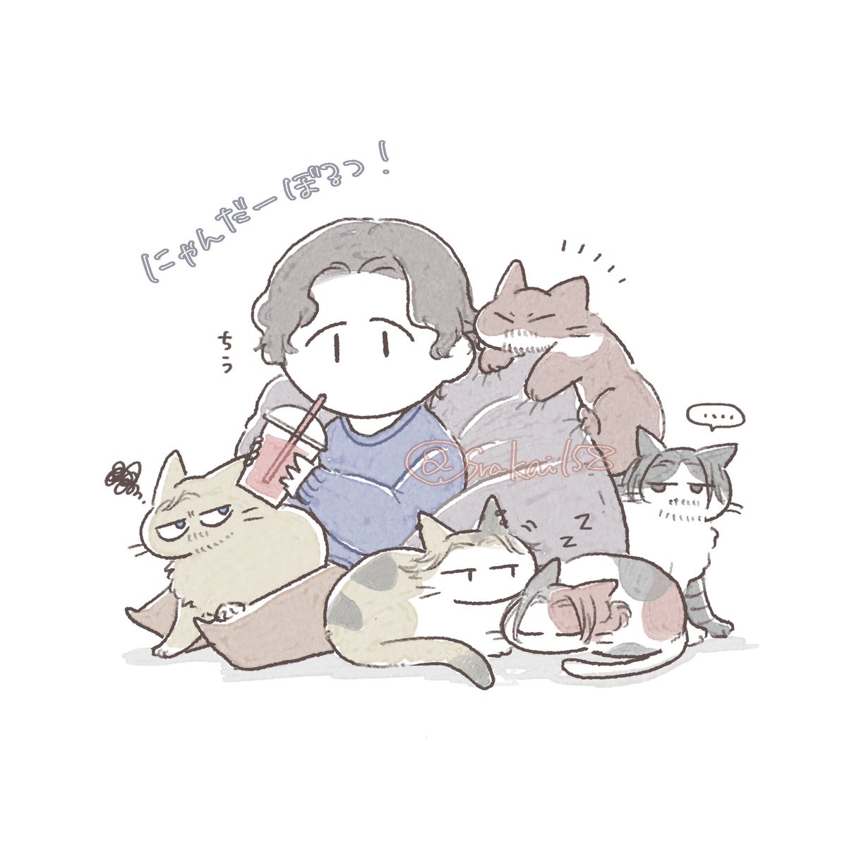 サムネのにゃんぼる集合なかなか気に入ってる⚡️🔩🐈