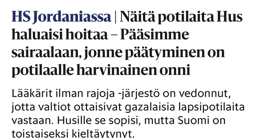 IhanainenAlanko's tweet photo. Mitenkäs se olikaan ne HS klikkiotsikot… #HS #klikkiotsikko #journalismi #otsikko #otsikointi #HelsinginSanomat https://t.co/M0HOwYmFFT