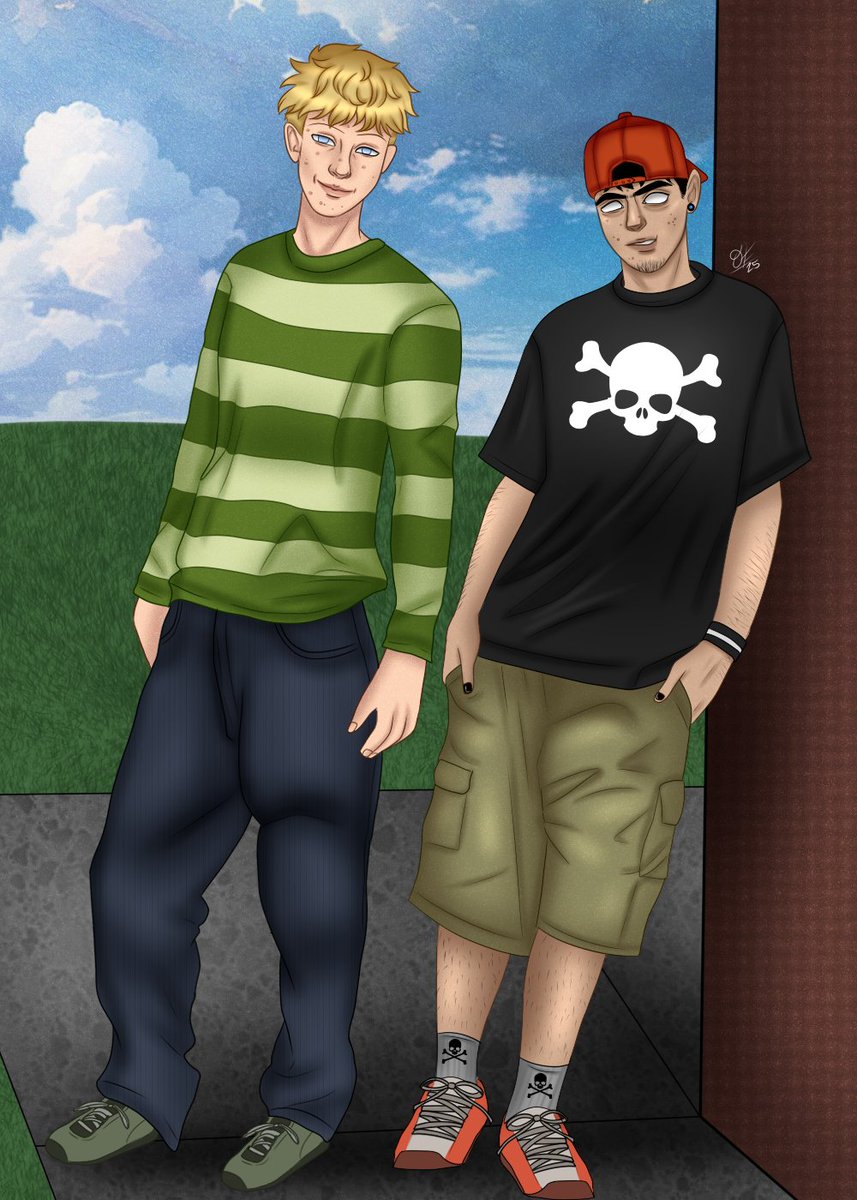 Jerry and Pete drawing by me! :) #eltingvilleclub #theeltingvilleclub #jerrystokes #petedinunzio