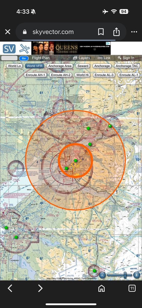アラスカにVIPのTFR予告が出た。トランプ氏が来るのだろう