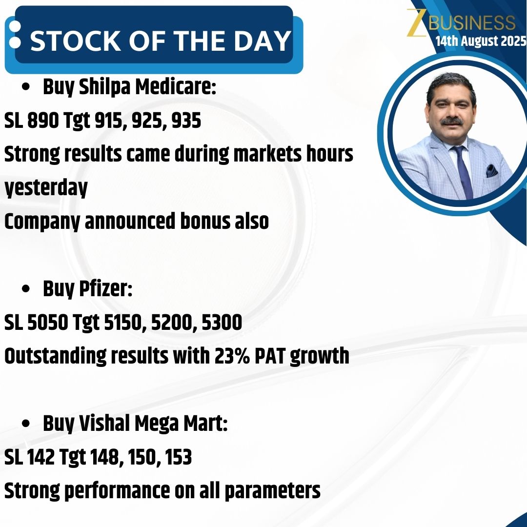 14th August 2025 |Stock of the day #StockMarket #StocksTips #AnilSinghvi  #Traders #Investors @ZeeBusiness