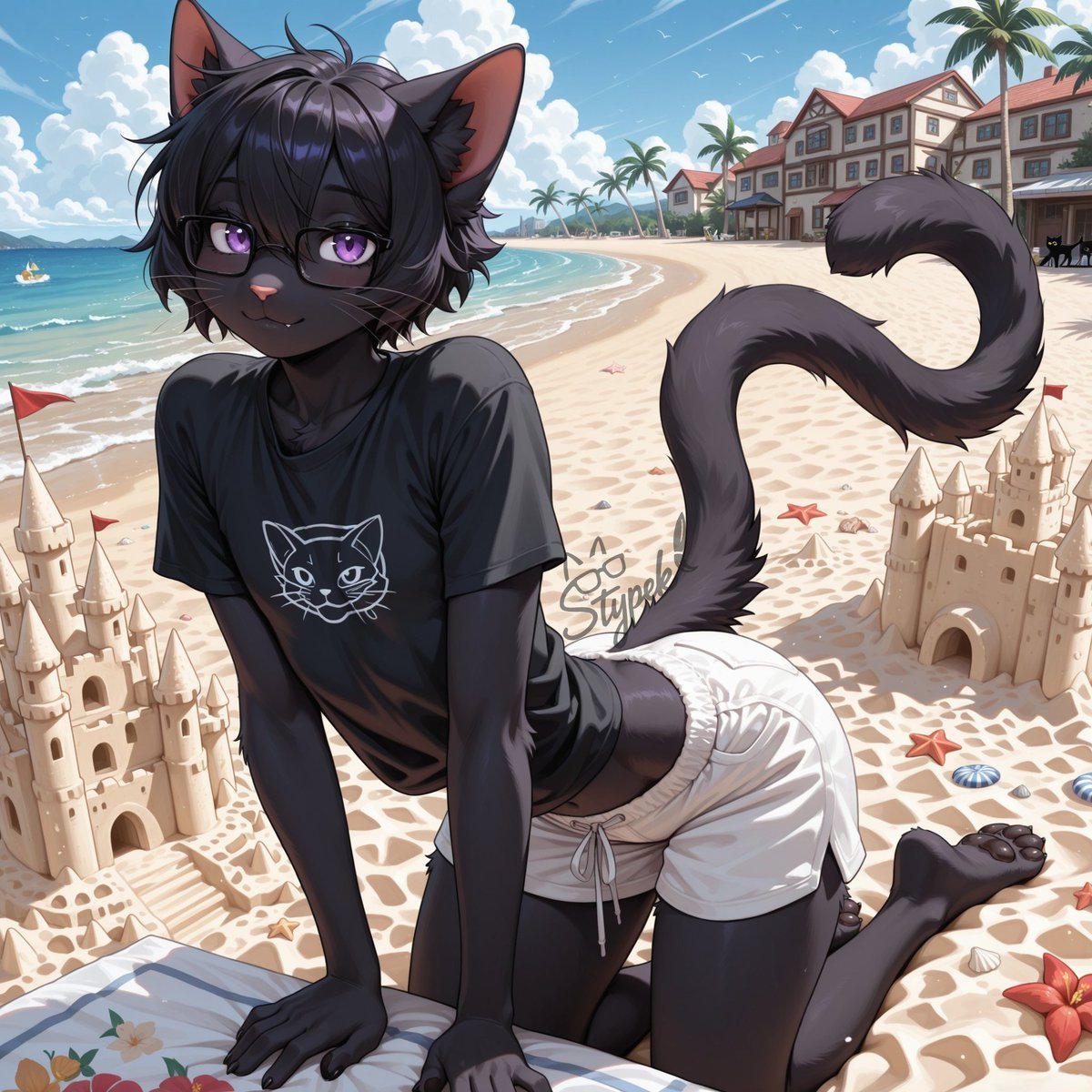 Stypek_AI's tweet photo. @LittleFeralOne Big congrats on 2k! π
I had a lot of fun coming up with prompts and figuring things out β it took a bit of trial and error, but I finally made it work! Super happy with the result ππΎ
I'm really glad I took part in this #ImSmolAI challenge! π
#Ai #Furry #Furryai #OCSebas