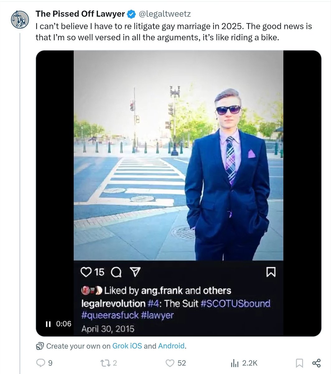 Just checked on how crazy the most unaccomplished attorney in Michigan, Erica Moise <a href="/legaltweetz/">The Pissed Off Lawyer</a>, has gotten and the delusion level is off the chart.  She played no role whatsoever in the Obergefell marriage equality case.  None.  She litigated nothing.  She'll have nothing to do