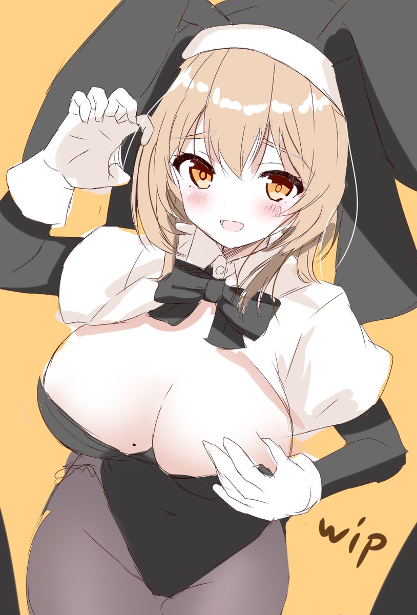 「wip たまには大 胸にほくろとかいう癖」|紗倉みかんのイラスト