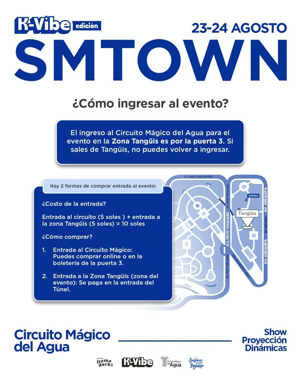【𝙀𝙑𝙀𝙉𝙏𝙊】K-VIBE Edición SMTOWN 🩷💙🌟 en el Circuito Mágico del Agua del <a href="/Parque_Reserva/">Circuito Mágico del Agua del Parque de la Reserva</a>

¿Estás list@ para este gran evento hecho especialmente para ti?🗯️🇰🇷

¡Si eres fan de los artistas de SM, no puedes perderte este festival! Donde además celebraremos la llegada de