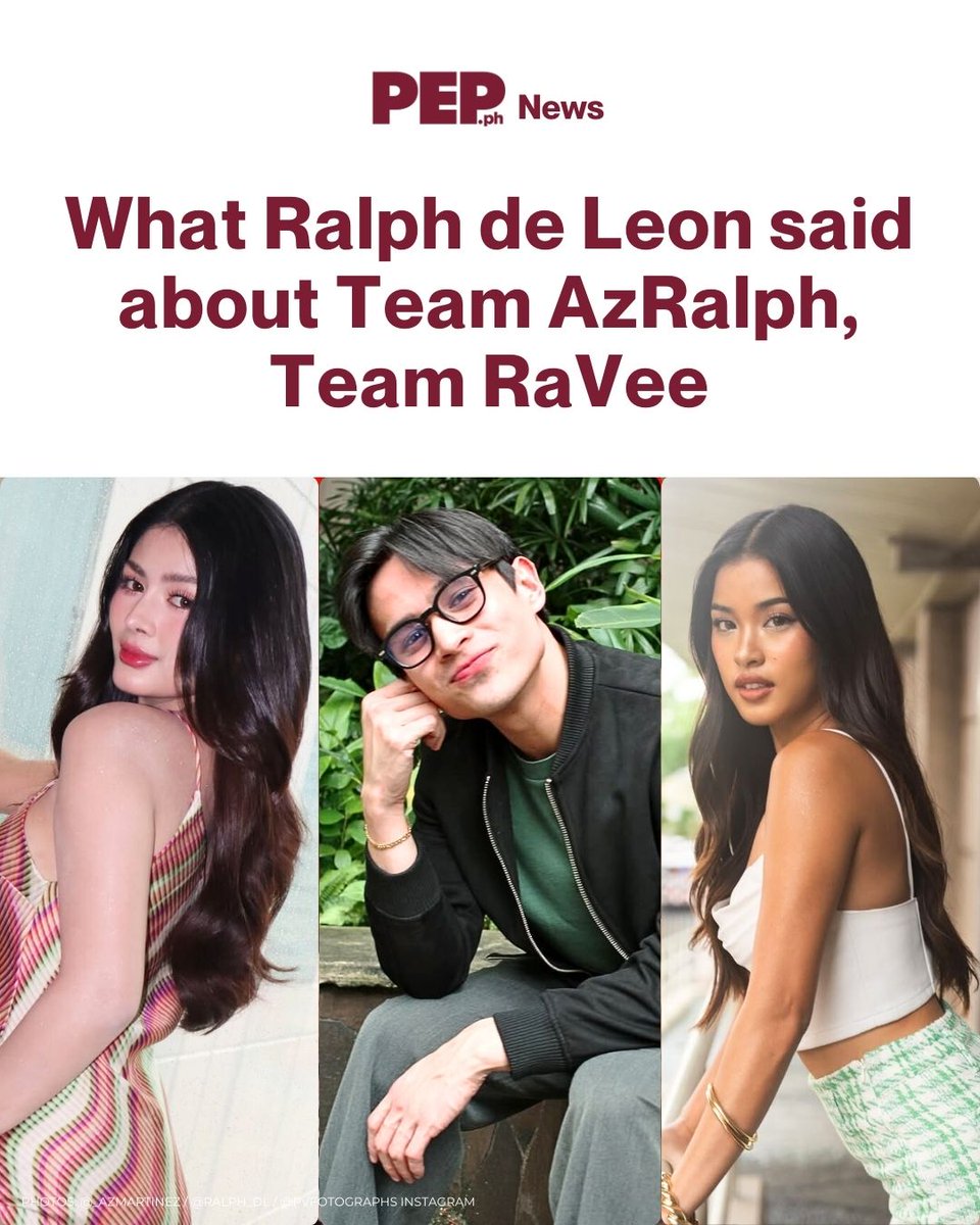 pinkshi's tweet photo. PEP Exclusive: Ralph de Leon shares his thoughts on Team AzRalph, Team RaVee | Full story: https://t.co/lEAuUXRWPn #PEPLive https://t.co/8yRjOl7ztq