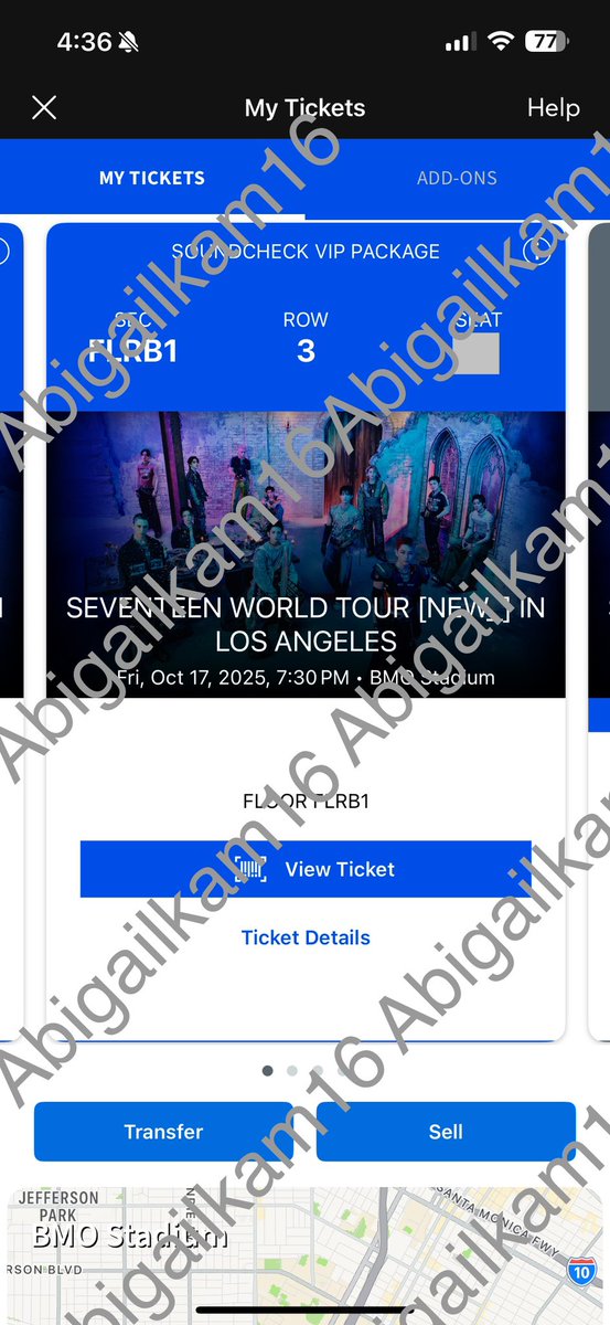 dkaktrades's tweet photo. WTS (2) Seventeen World Tour NEW_ In LA Day 2

Selling for fv
Sec B1 Row 3
Comes with vip perks
RFS: bought better tickets
Wiling to provide any proof
Accepts Zelle, Venmo, PayPal Dm for proof and details
#SeventeenWorldTour #SEVENTEEN #seventeenworldtournew_ https://t.co/ScB7enSFkk