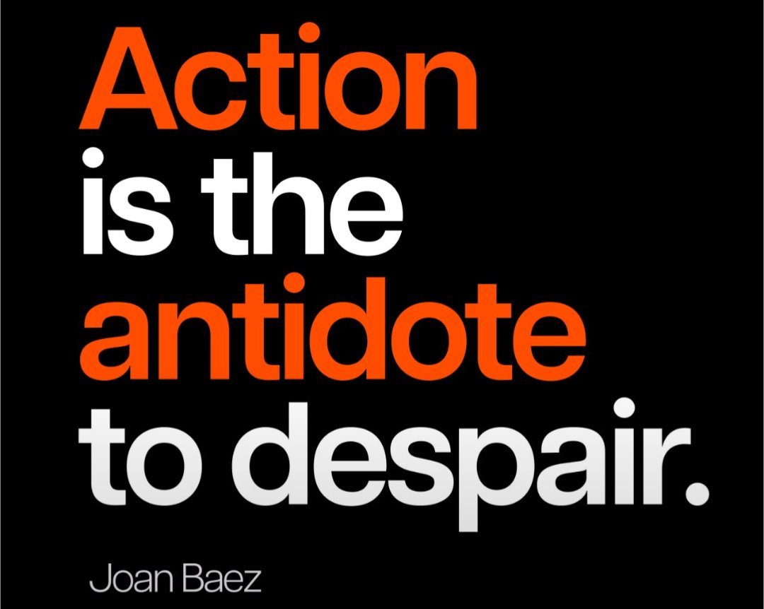 m_r_dinesh's tweet image. Dunno if Joan Baez actually said the words, but I believe are true, in most cases. #preaching2myself