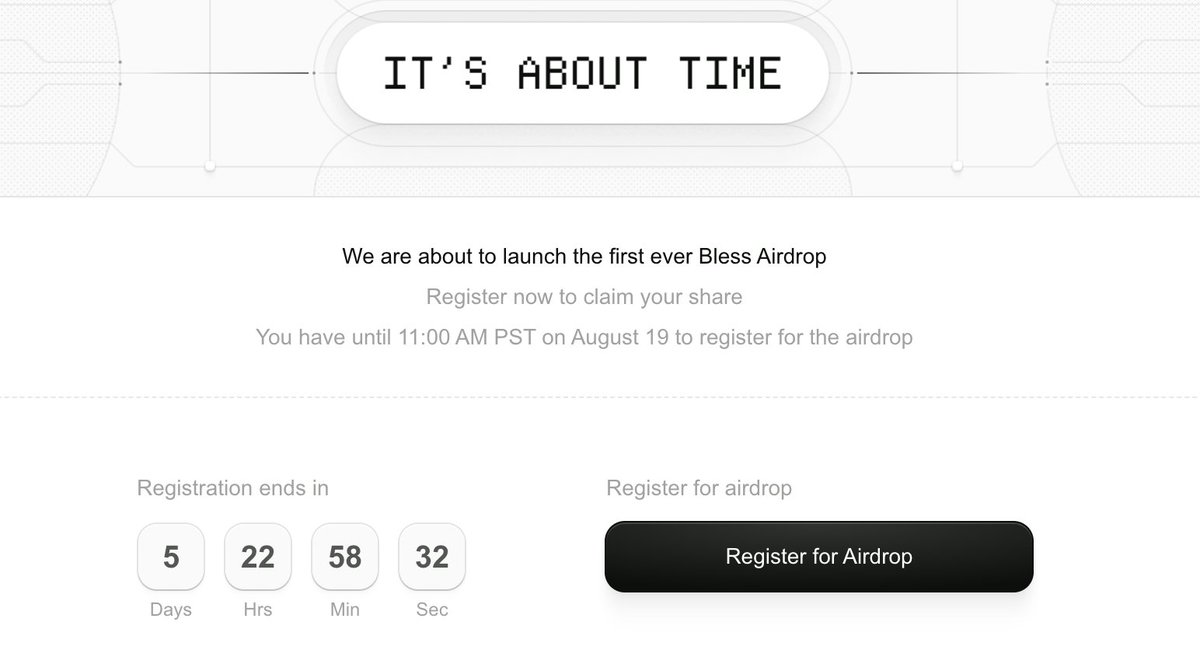 Crypto_xyz01's tweet image. It&apos;s TGE these month

@theblessnetwork announced their drop 🪂 registration page.

🔗 bless.network/dashboard/aird… 
5 DAY it&apos;s about time⌚