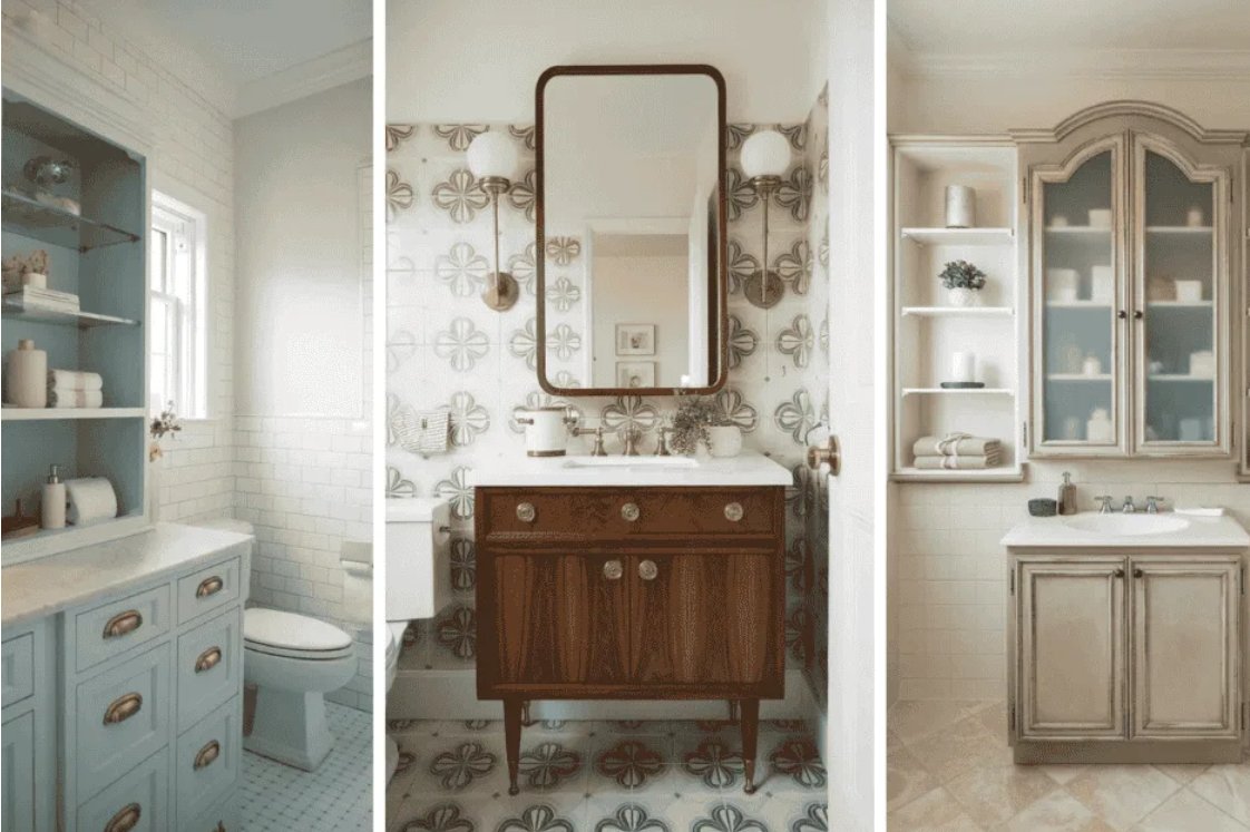 MaxelXYZ's tweet photo. Bathroom Cabinet Remodel Ideas:

Modern Design: Modway Render Vanity
Rustic Farmhouse: Hickory Rustic Vanity
Budget DIY: Inglenook Blue Paint
Luxury Design: SWISS MADISON Bastille Vanity https://t.co/o7MPdDiAg1
