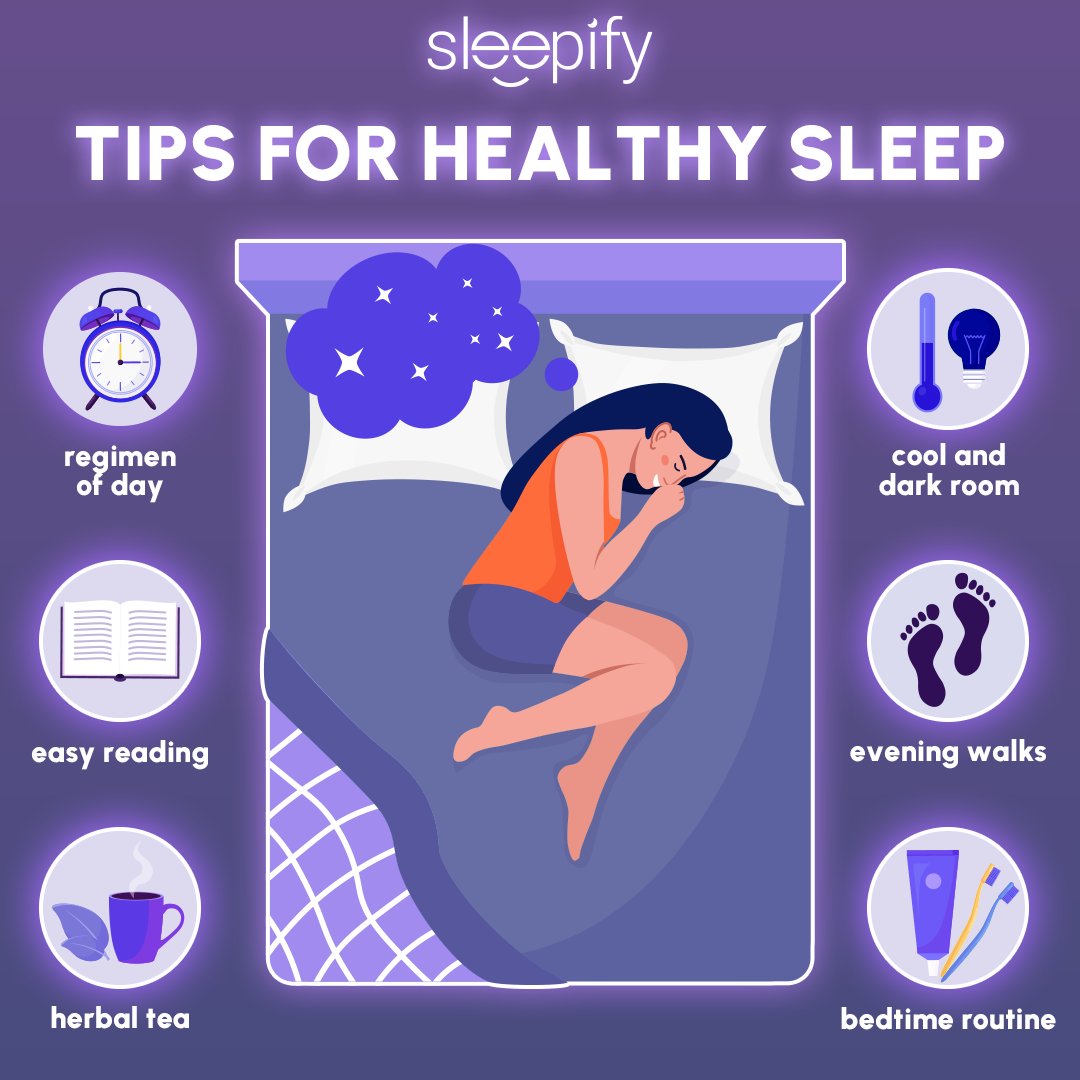 tips for healthy sleep 💤
