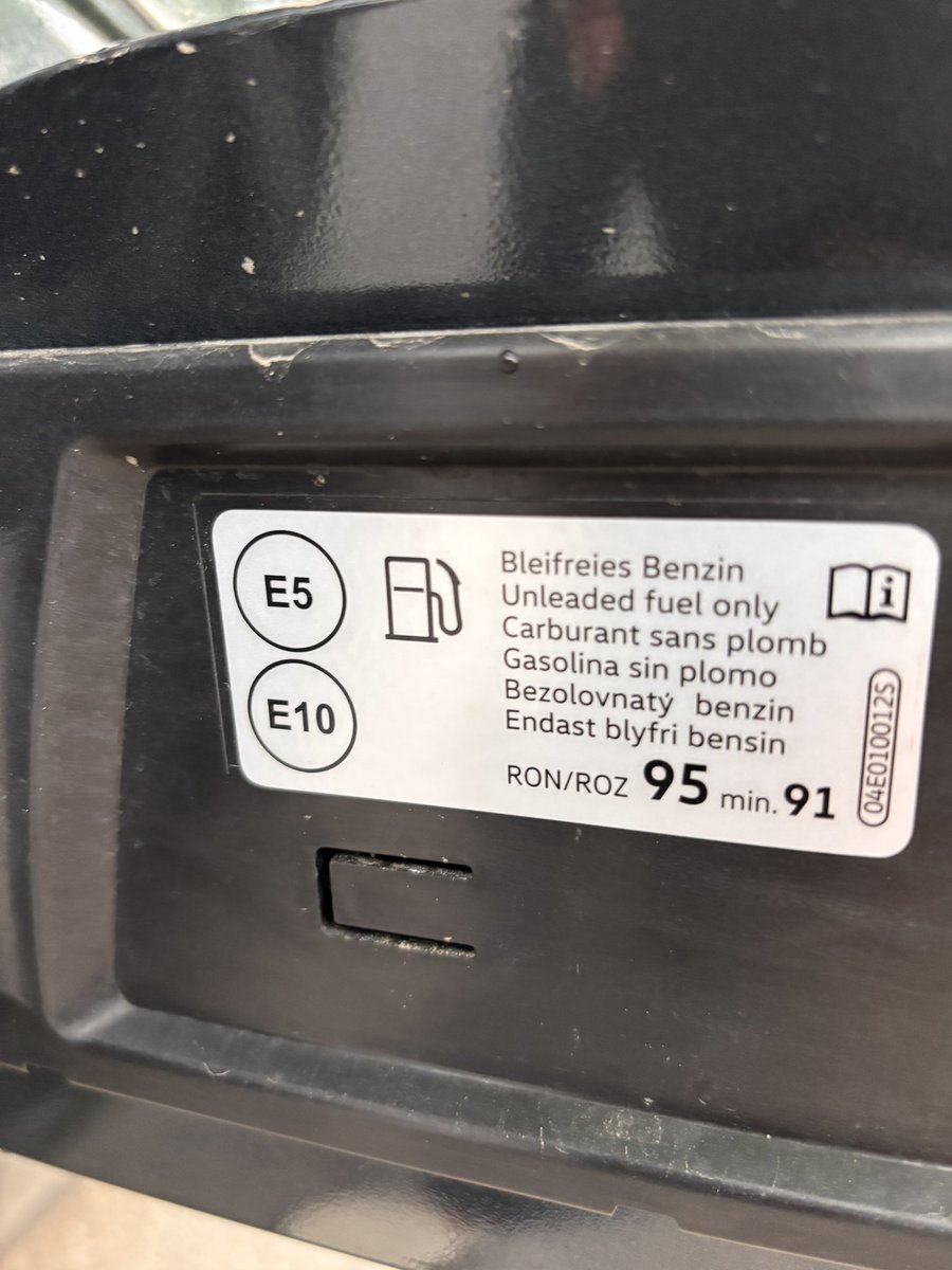 rohitkp_'s tweet photo. 1. @volkswagenindia @VW my 2023 model has this label. I'm forced to use E20 blended petrol by @nitin_gadkari &amp; @HardeepSPuri as only E20 is available. Is there any harm to the engine due to this?

2. @GCLifeCo will u cover the any damages due to this? My car insurance is with you https://t.co/W6oal91xSC