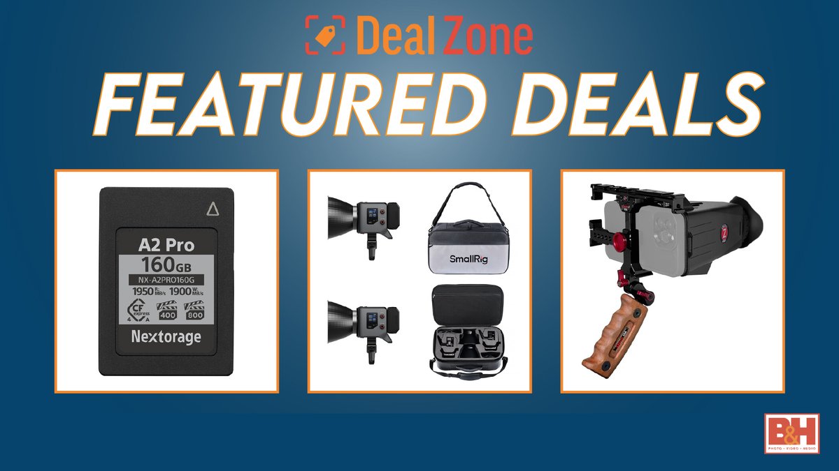 Check out today's #BHDealZone
bhpho.to/BHDealZone