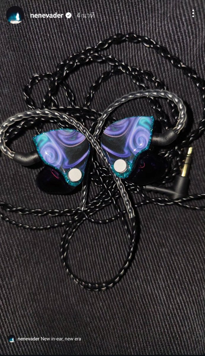 oley2518's tweet photo. in-ear ใหม่ของคูมคาร่า 🖤💜 ขอเวทีด้วยค่ะ https://t.co/jbOZ9jgSxT