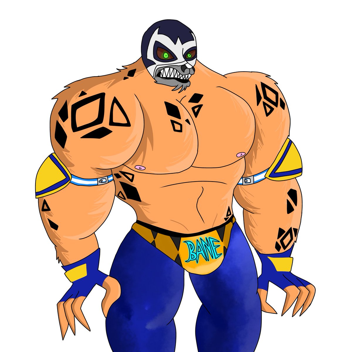 Furry Bane in King’s Fit. 

I’m terrible at drawing fur shading 😭😭