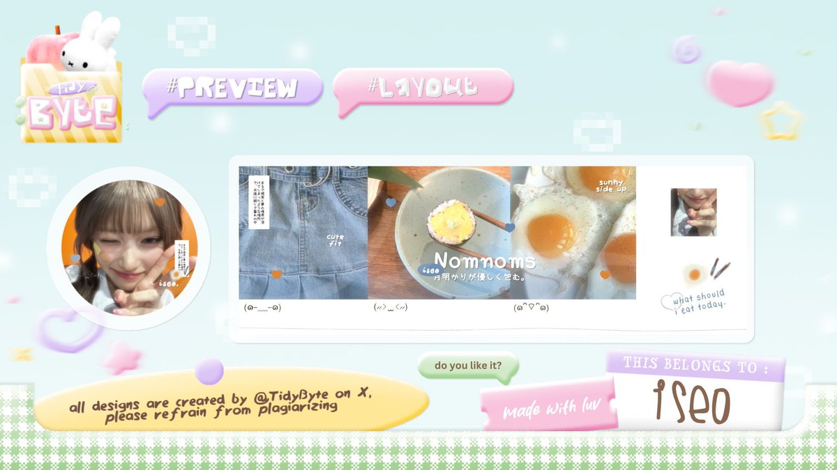 TidyByte's tweet image. ૮♡‌ .. help rt pls? thanks 🍮 .. °.•

eLlo—! Rion kembali dengan anak baru ; YUMEMI! Kindly ospek dulu sebelum debut? :9 Also__Rion mau mencari { kelinci percobaan }, drop aja 1 foto &amp;amp; nick kalian yep 🍥🥢

#zonauang #zonajajan