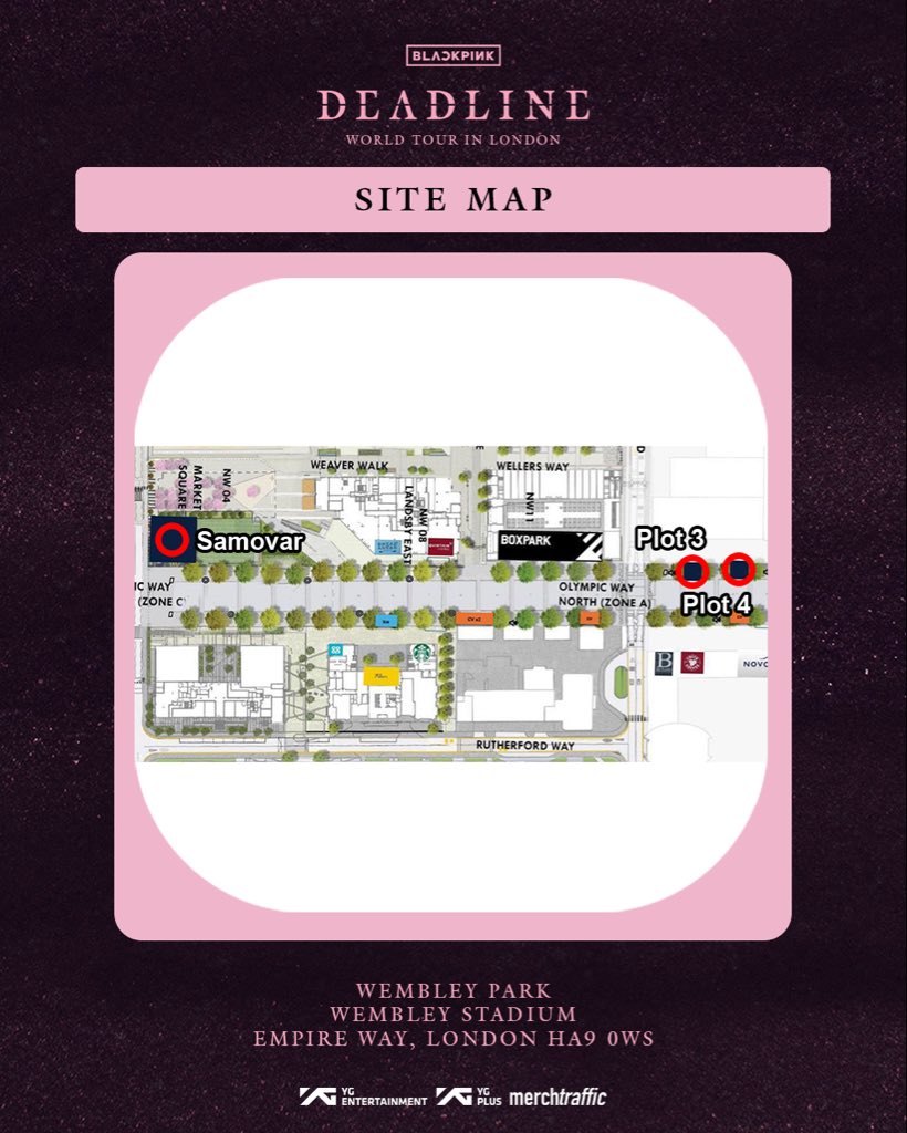 MerchTraffic's tweet photo. LONDON- <DEADLINE> World Tour Official Merchandise is ready. Find us at the venue and grab it before it’s gone! Please note that the actual product may vary from the image. #BLACKPINK #블랙핑크 #WORLDTOUR #DEADLINE #DEADLINE_IN_LONDON #YG https://t.co/Iuyl4rjRH3