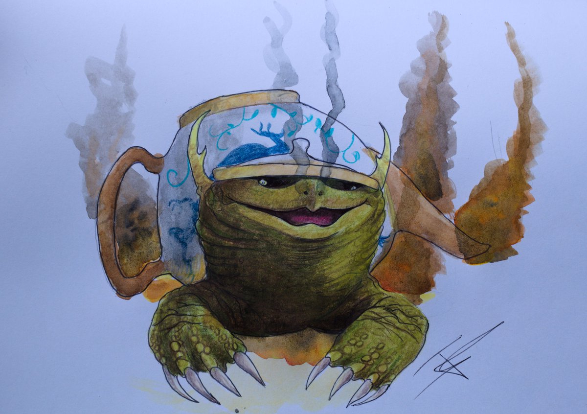 Jaxdahax (@jaxdahax1) on Twitter photo #smaugustcircle #tsukumogami
Smaugust 13 - Tsukumogami
A little haunted teapot #smaugustcircle #tsukumogami
Smaugust 13 - Tsukumogami
A little haunted teapot