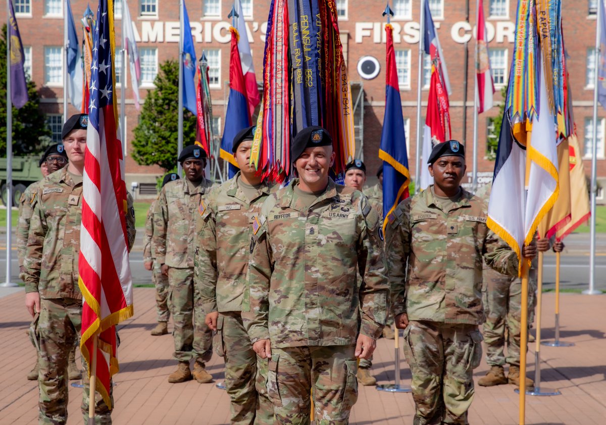 I_Corps's tweet photo. ✨ A New Chapter for America’s First Corps ✨
Today we welcome CSM Reffeor and CW5 Sledd as our new senior enlisted leader and command chief warrant officer. Their leadership will strengthen our mission of readiness and excellence.
📸: SGT Raven Jones
#ICorps #Leaders https://t.co/D8jqBiwQYV